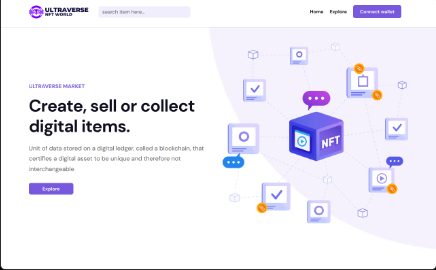 Project preview image for NFTMarketplace